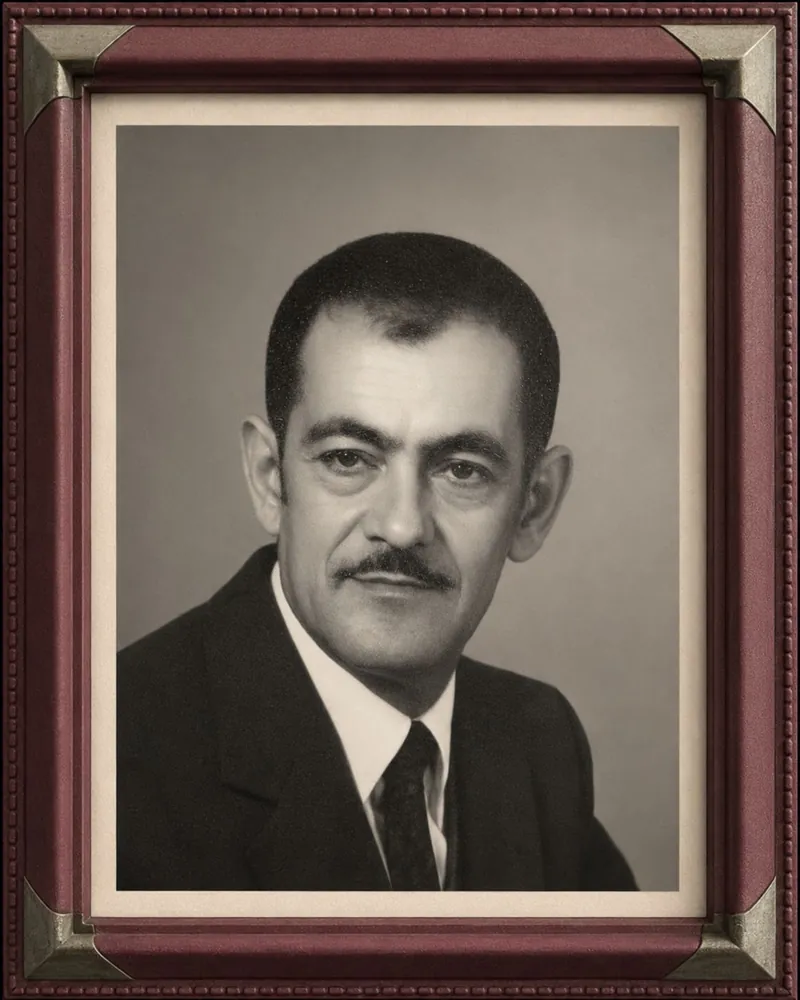 Portrait d'époque de Dalloul Habib, fondateur